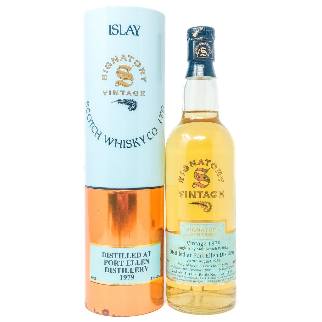 Port Ellen 1979 22 Year Old Signatory Vintage Cask no. 5147 Single Malt Scotch Whisky, 70cl, 43% ABV Port Ellen 1979 22 Year Old Signatory Vintage Cask no. 5147 Single Malt Scotch Whisky, 70cl, 43% ABV