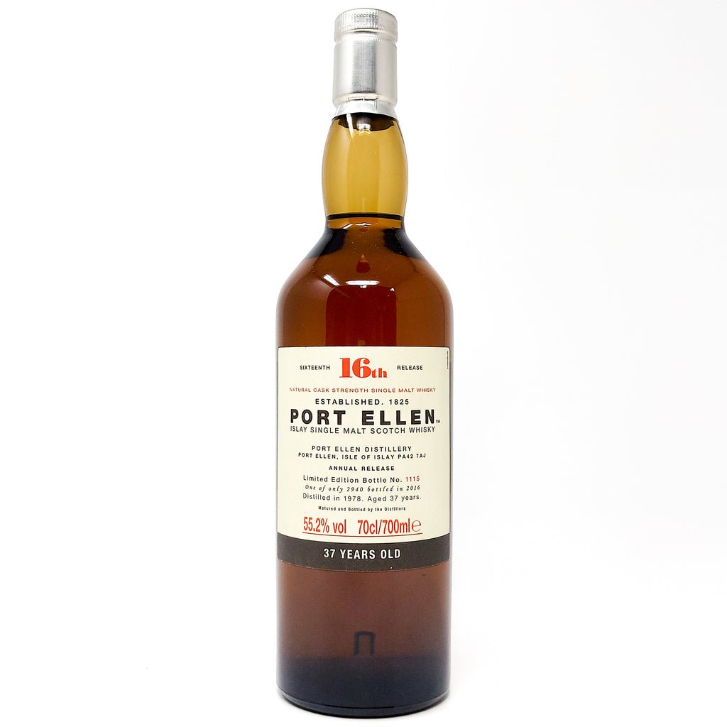 Port Ellen 37 Year Old 16th Release Single Malt Scotch Whisky, 70cl, 55.2% ABV Port Ellen 37 Year Old 16th Release Single Malt Scotch Whisky, 70cl, 55.2% ABV
