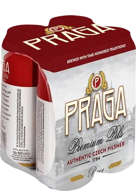 Praga Premium Pils 4Pk Cans Praga Premium Pils 4Pk Cans