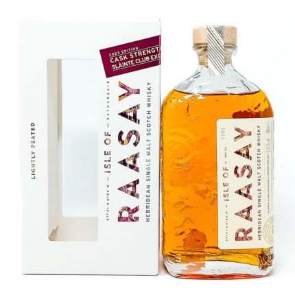 Raasay Cask Strength 2023 Slàinte Club Exclusive Release Single Malt Scotch Whisky, 70cl, 61.3% ABV