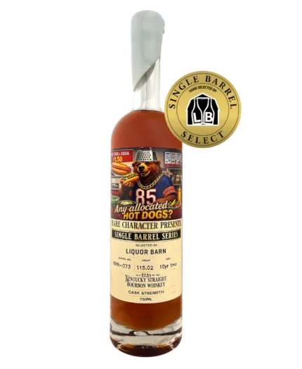 Rare Character Liquor Barn Single Barrel KHR-073 10 Year Bourbon 750ML