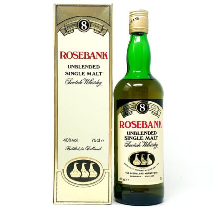 Rosebank 8 Year Old 1980's Bottling Single Malt Scotch Whisky, 75cl, 40% ABV