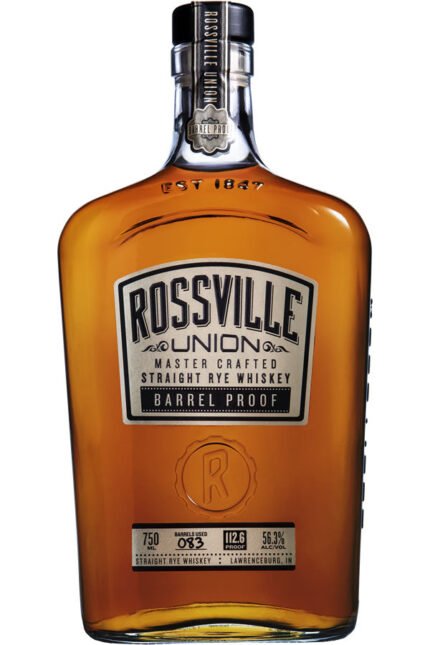 Rossville Union Master Crafted Barrel Proof Rye 750ML