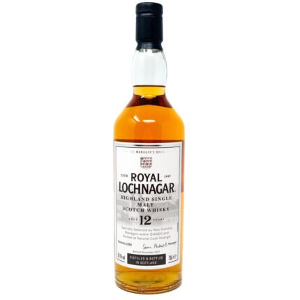 Royal Lochnagar 12 Year Old Manager's Dram Single Malt Scotch Whisky, 70cl, 58.1% ABV