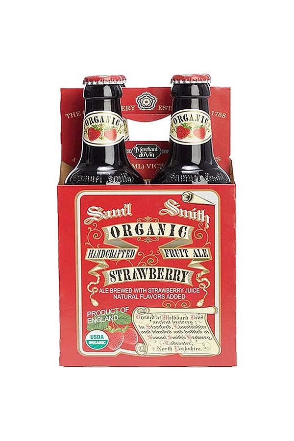 Samuel Smith Organic Strawberry 4Pk Samuel Smith Organic Strawberry 4Pk
