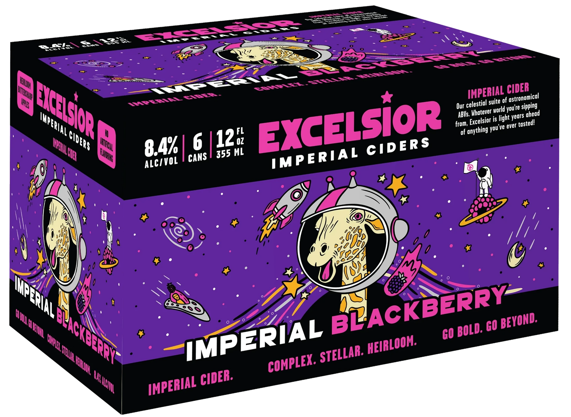 Schilling Excelsior Imperial Blackberry Cider 6Pk Schilling Excelsior Imperial Blackberry Cider 6Pk