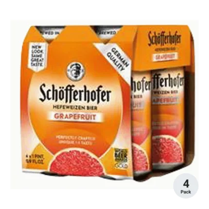 Schofferhofer Grapefruit 4Pk Cans