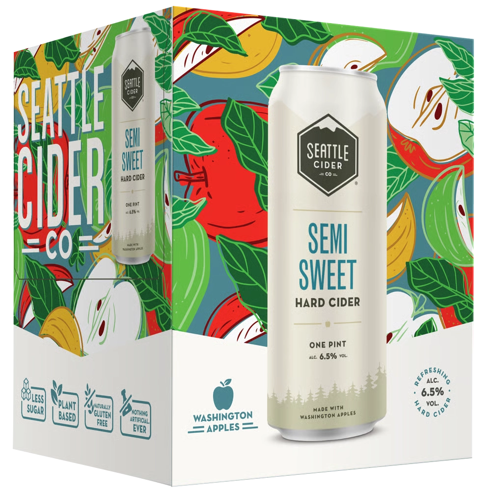 Seattle Cider Semi-Sweet 4Pk Seattle Cider Semi-Sweet 4Pk