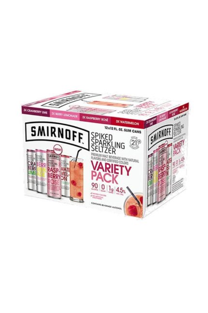 Smirnoff Seltzer Variety 12Pk