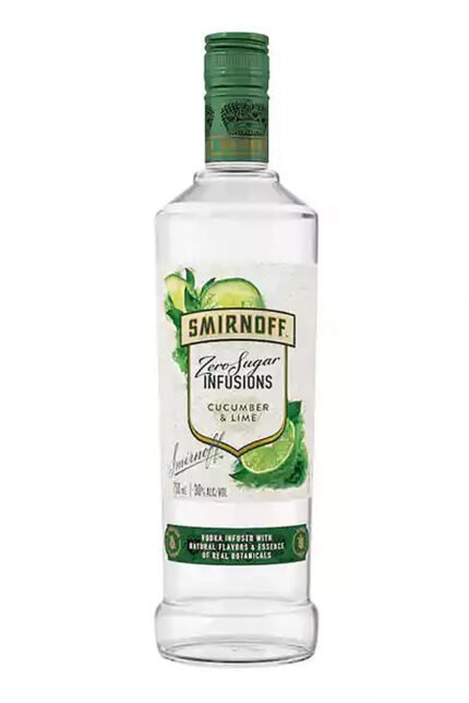Smirnoff Zero Sugar Infusions Cucumber & Lime 750ML
