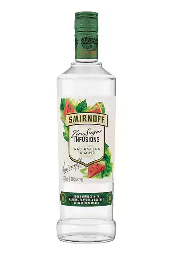 Smirnoff Zero Sugar Infusions Watermelon & Mint 750ML Smirnoff Zero Sugar Infusions Watermelon & Mint 750ML