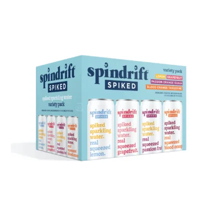 Spindrift Spiked Sparkling Water Paradise Variety 12Pk