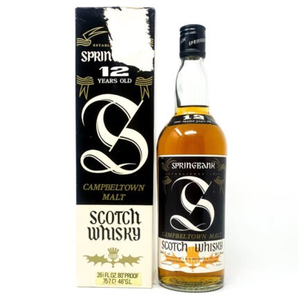 Springbank 12 Year Old Vintage Single Malt Scotch Whisky, 75.7cl, 46% ABV