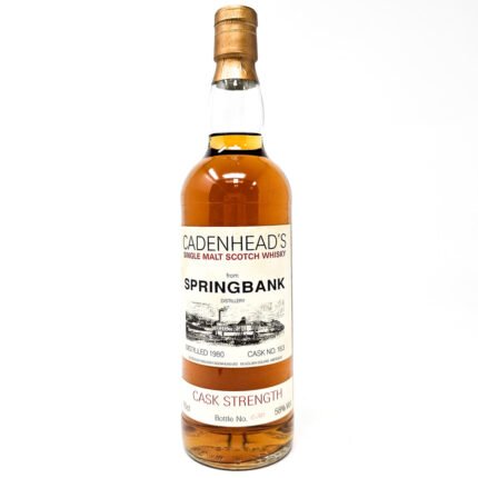 Springbank 1980 Cadenhead's Single Cask #183 Single Malt Scotch Whisky, 70cl, 58% ABV