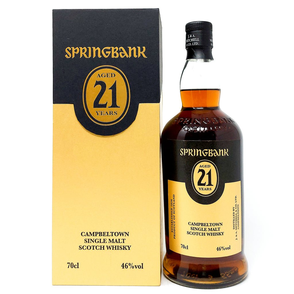 Springbank 21 Year Old 2022 Release Single Malt Scotch Whisky, 70cl, 46% ABV Springbank 21 Year Old 2022 Release Single Malt Scotch Whisky, 70cl, 46% ABV
