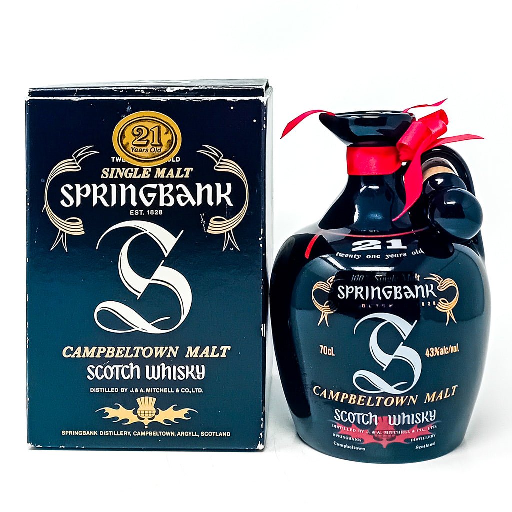 Springbank 21 Year Old Ceramic Single Malt Scotch Whisky, 70cl, 43% ABV Springbank 21 Year Old Ceramic Single Malt Scotch Whisky, 70cl, 43% ABV