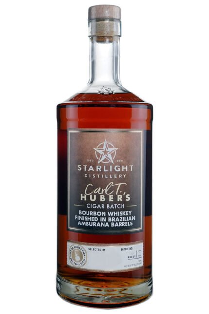 Starlight Carl. T Huber's Cigar Batch Amburana Finished Bourbon 750ML