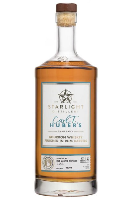 Starlight Carl. T Huber's Rum Finished Bourbon Single Barrel 750ML