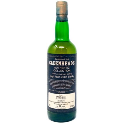 Strathmill 1980 11 Year Old Cadenhead's 150th Anniversary Single Malt Scotch Whisky, 70cl, 60.6% ABV