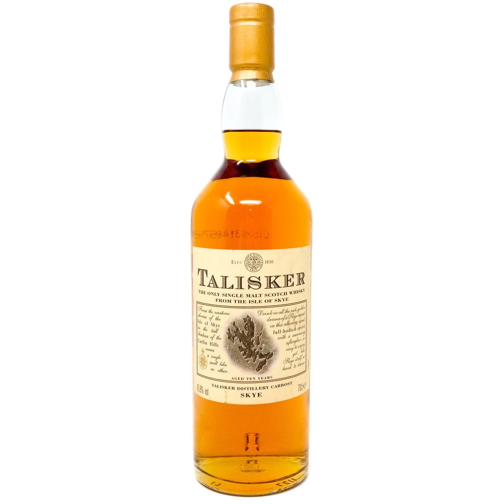 Talisker 10 Year Old (Old Style) Single Malt Scotch Whisky, 70cl, 45.8% ABV Talisker 10 Year Old (Old Style) Single Malt Scotch Whisky, 70cl, 45.8% ABV