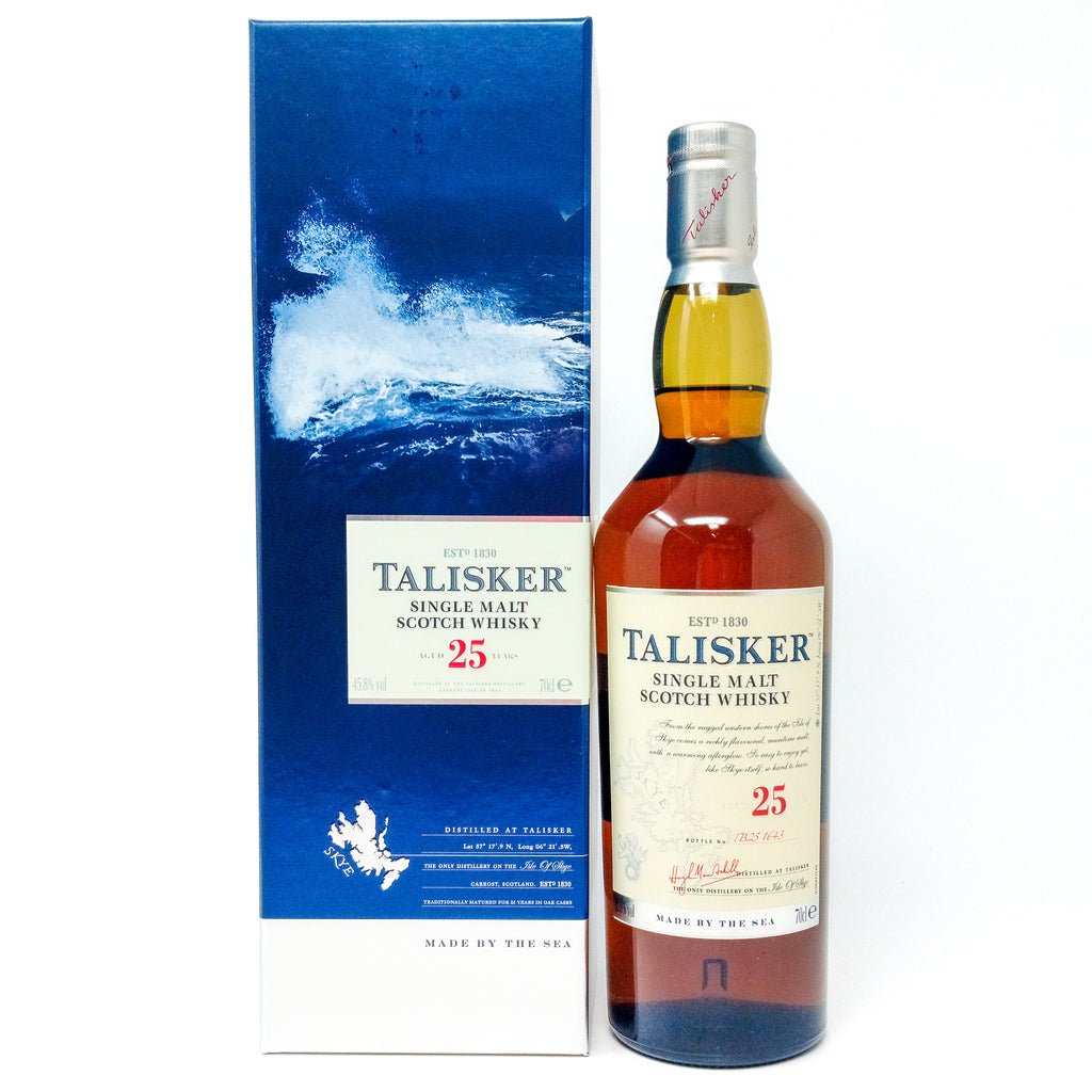 Talisker 25 Year Old 2020 Release Single Malt Scotch Whisky, 70cl, 45.8% ABV Talisker 25 Year Old 2020 Release Single Malt Scotch Whisky, 70cl, 45.8% ABV