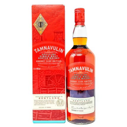 Tamnavulin Sherry Cask Single Malt Scotch Whisky, 1L, 40% ABV