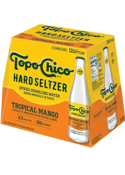 Topo Chico Tropical Mango Hard Seltzer 12Pk