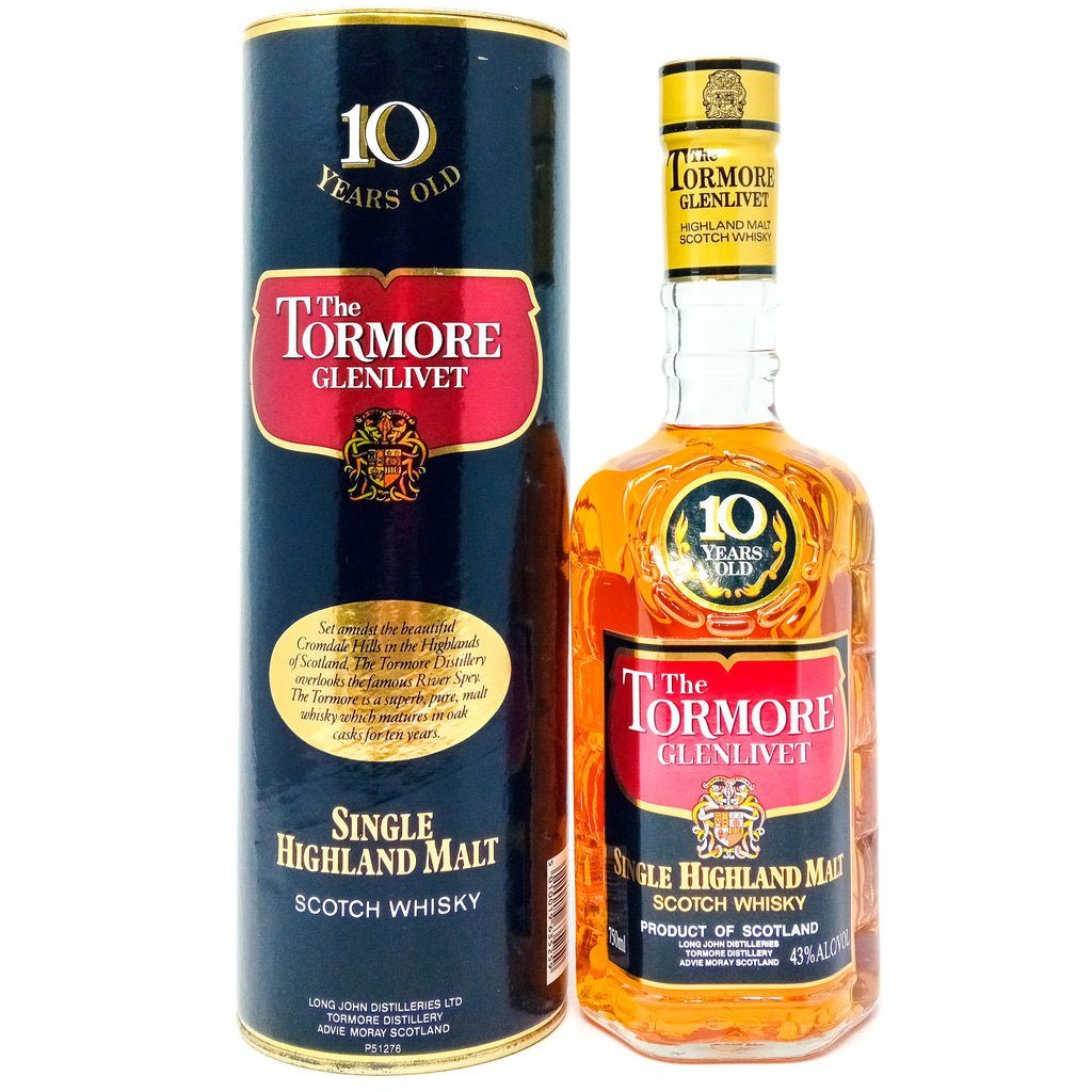 Tormore-Glenlivet 10 Year Old Single Malt Scotch Whisky, 75cl, 40% ABV Tormore-Glenlivet 10 Year Old Single Malt Scotch Whisky, 75cl, 40% ABV