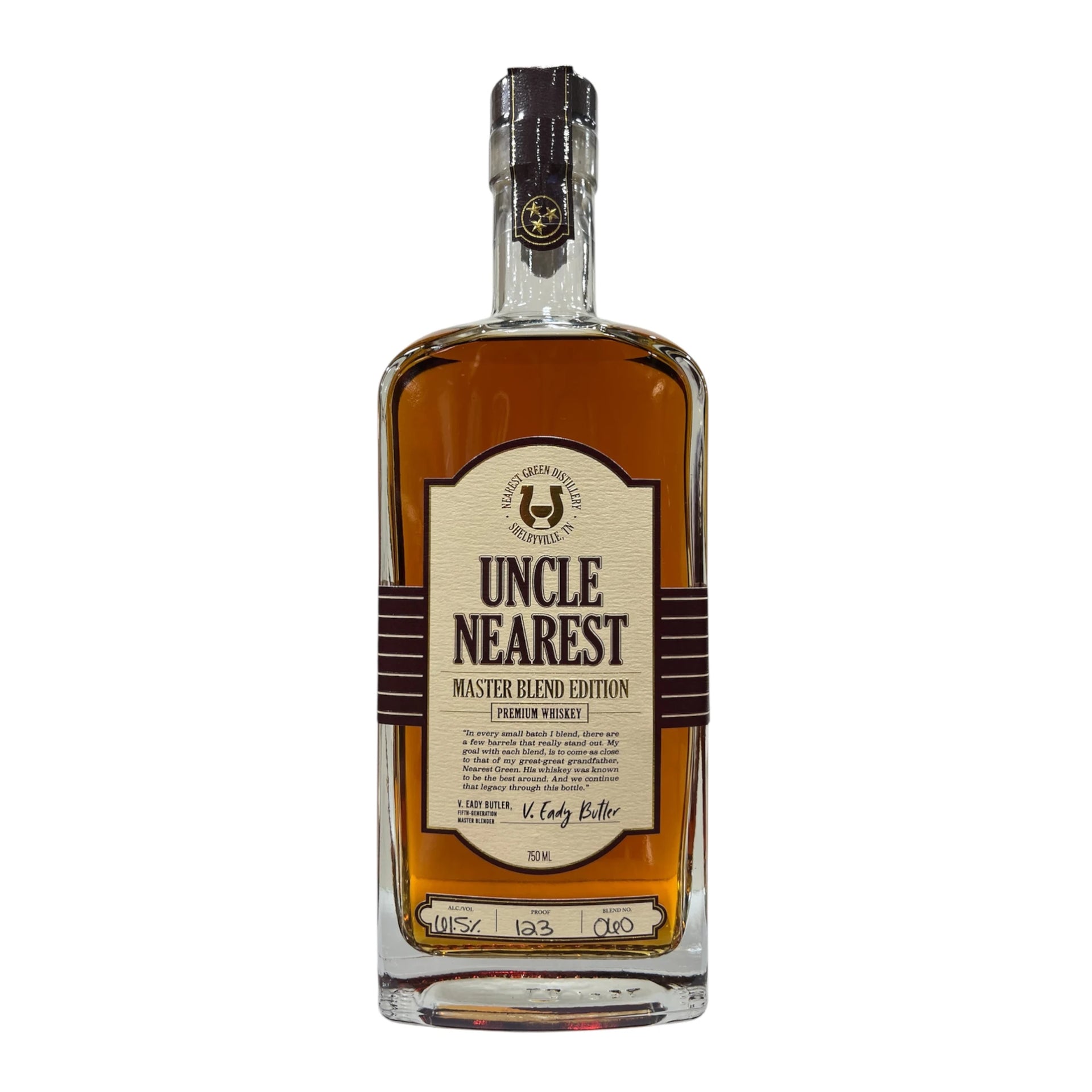 Uncle Nearest Master Blend Whiskey 750ML Uncle Nearest Master Blend Whiskey 750ML