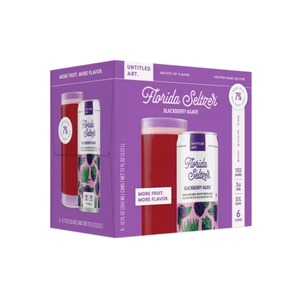 Untitled Art Florida Seltzer Blackberry Agave 6Pk