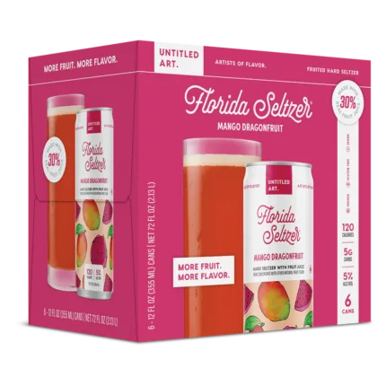 Untitled Art Florida Seltzer Mango Dragonfruit 6Pk