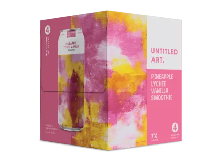 Untitled Art Pineapple Lychee Vanilla Smoothie Hard Seltzer 4Pk