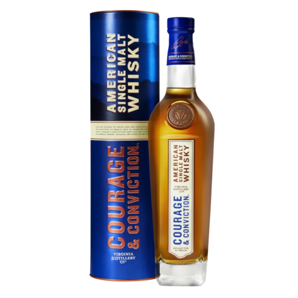 Virginia Distillery Company Courage & Conviction Single Malt 750ML Virginia Distillery Company Courage & Conviction Single Malt 750ML