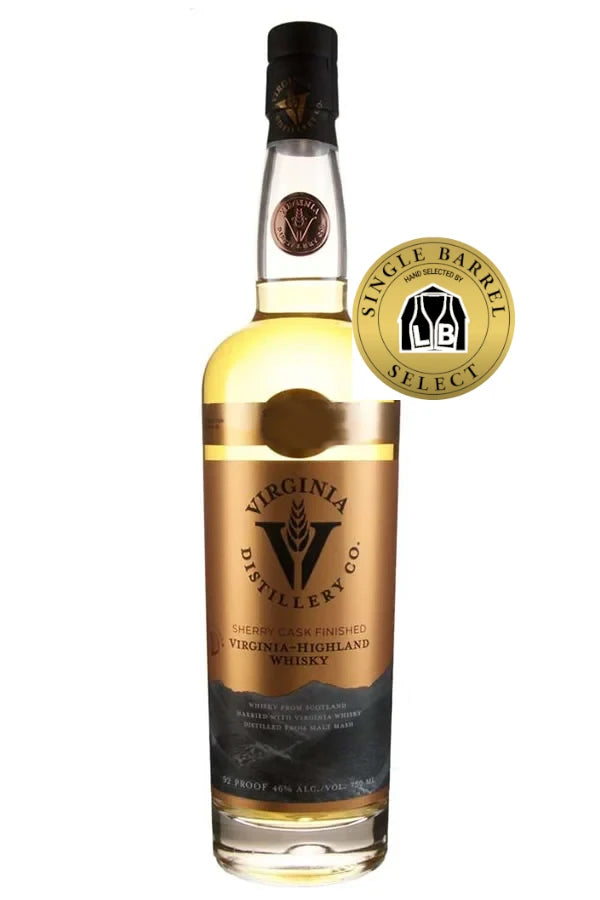 Virginia Distillery Sherry Cask Finish Liquor Barn Single Malt 750ML Virginia Distillery Sherry Cask Finish Liquor Barn Single Malt 750ML