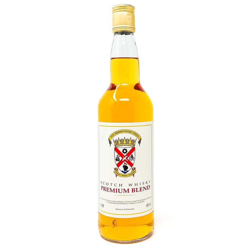 West Dumbartonshire Council Blended Scotch Whisky, 70cl, 40% ABV West Dumbartonshire Council Blended Scotch Whisky, 70cl, 40% ABV