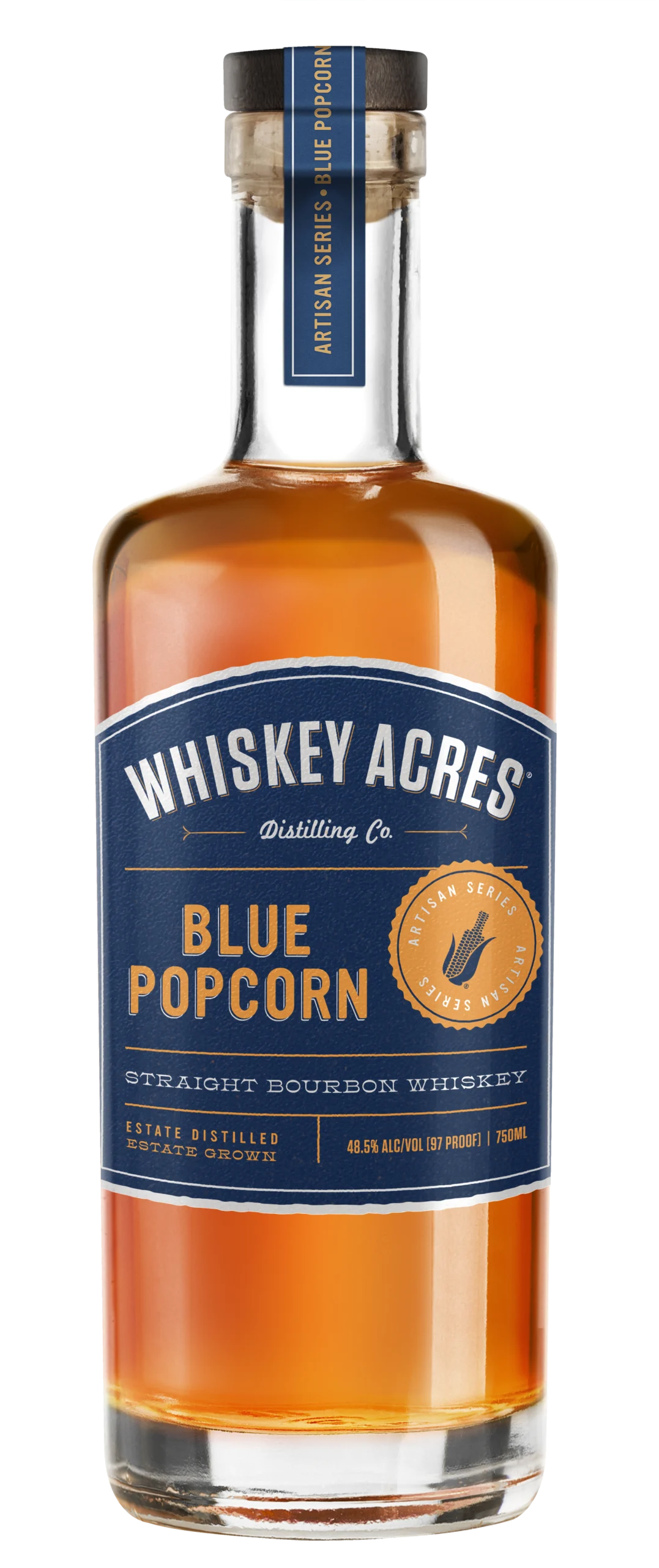 Whiskey Acres Blue Popcorn 750ML Whiskey Acres Blue Popcorn 750ML