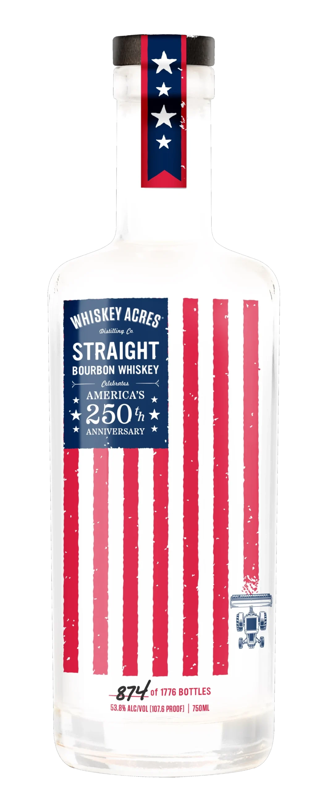 Whiskey Acres Farm Crafted America 250 Bourbon 750ML Whiskey Acres Farm Crafted America 250 Bourbon 750ML