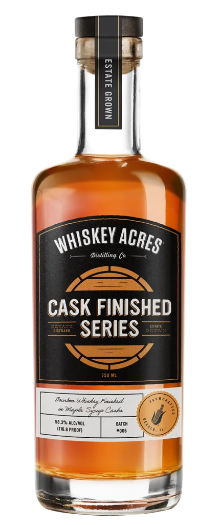 Whiskey Acres Maple Cask Barrel Strength Bourbon 750ML