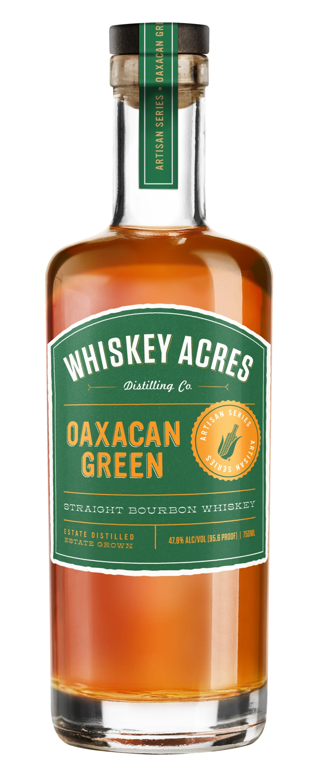 Whiskey Acres Oaxacan Green Corn Bourbon 750ML Whiskey Acres Oaxacan Green Corn Bourbon 750ML