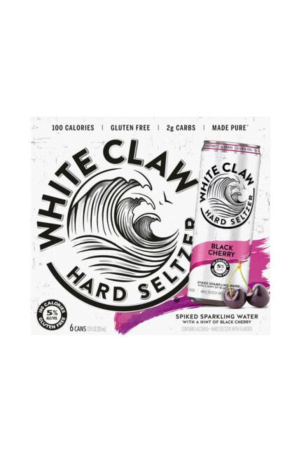 White Claw Hard Seltzer Black Cherry 6Pk