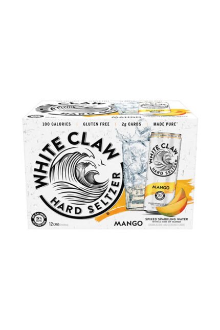 White Claw Hard Seltzer Mango 12Pk