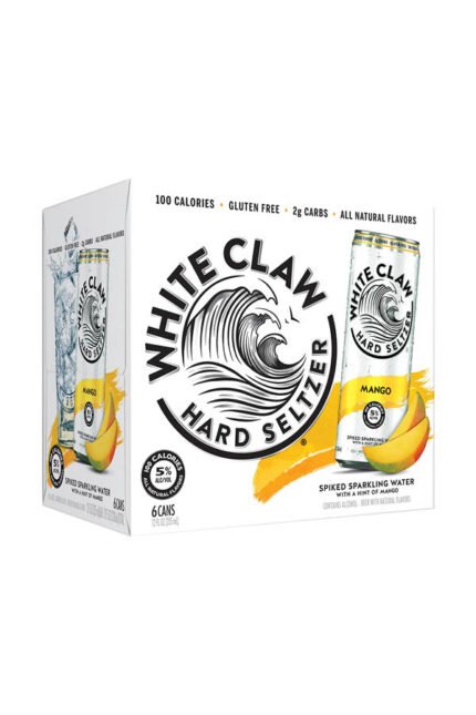 White Claw Hard Seltzer Mango 6Pk