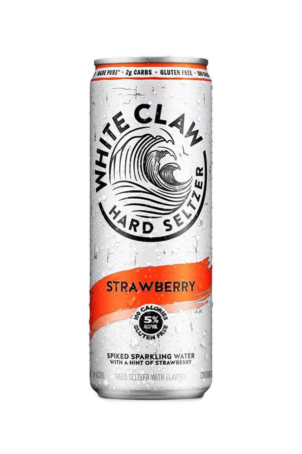 White Claw Hard Seltzer Strawberry 19.2OZ White Claw Hard Seltzer Strawberry 19.2OZ