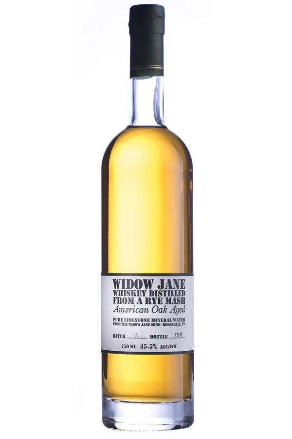 Widow Jane Whiskey Distilled from Rye Mash Oak Aged 750ML Widow Jane Whiskey Distilled from Rye Mash Oak Aged 750ML