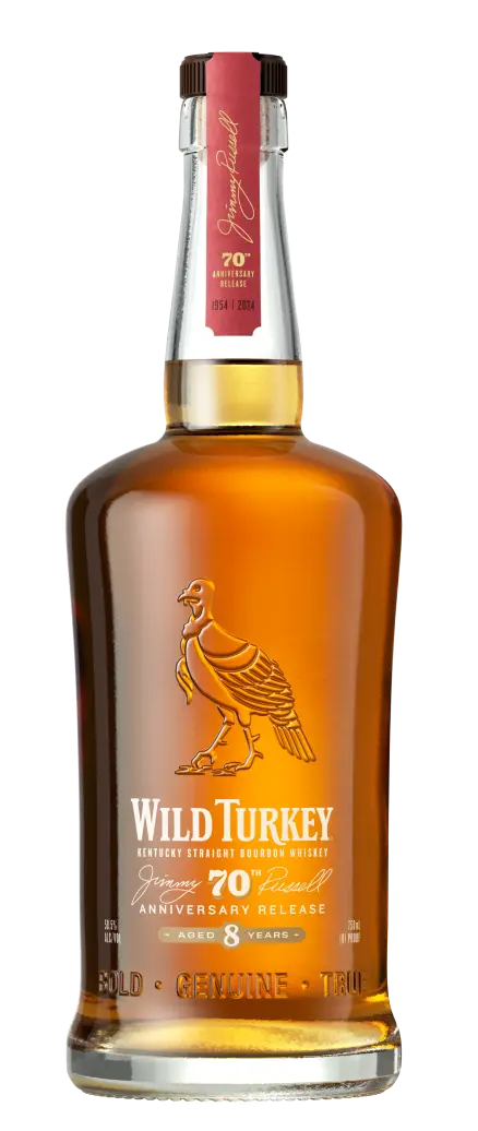 Wild Turkey Jimmy Russell's 70th Anniversary 8 Year Bourbon 750ML Wild Turkey Jimmy Russell's 70th Anniversary 8 Year Bourbon 750ML