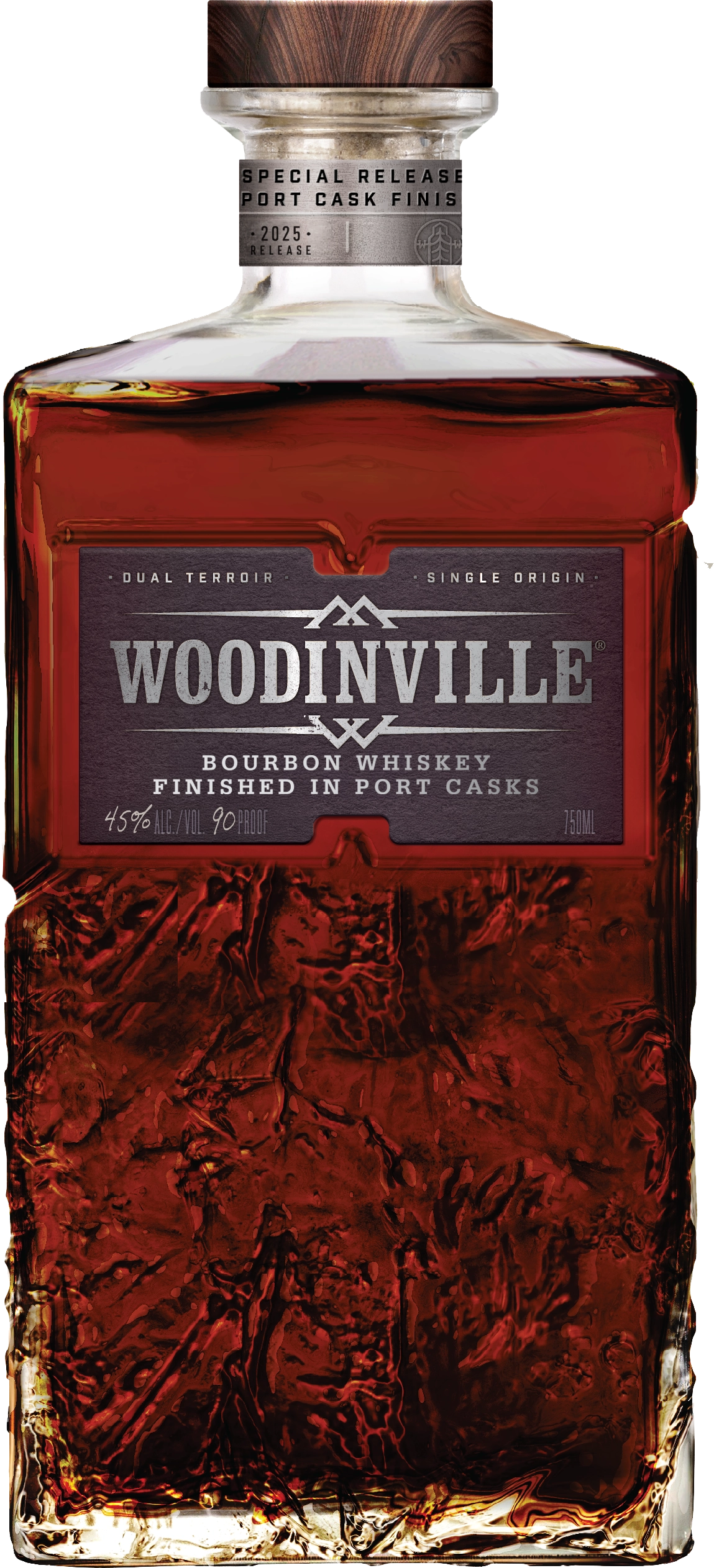 Woodinville Whiskey Port Finished Bourbon 750ML Woodinville Whiskey Port Finished Bourbon 750ML